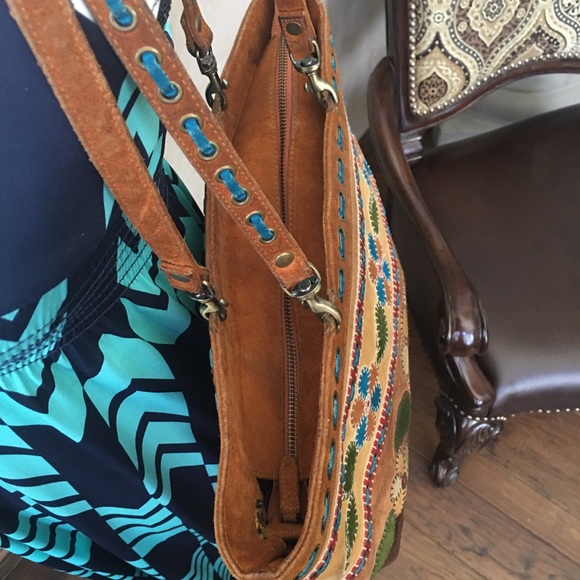 Isabella Fiore Suede Bag Vintage - Picture 4 of 8